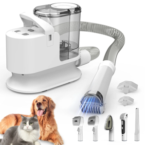 lot 443 image: Bossdan Pet Grooming Kit & Vacuum, 11KPa Pet Groomer Vacuum Suction