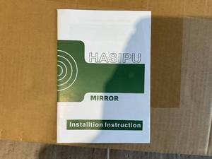 lot 304 image: Hasipu LED Door Mirror Full Length, Lighted Over The Door Hanging Mirror