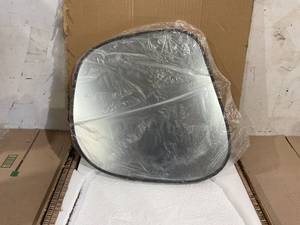 lot 118 image: Black Irregular Metal Framed Mirror