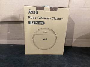 lot 435 image: INSE Robot Vacuum Cleaner with 2200Pa, Self-Charging, Tangle-free, 100 Min Runtime