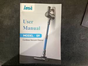 lot 453 image: INSE S9 Cordless 400W Stick Vacuum Cleaner with 30Kpa Powerful Suction