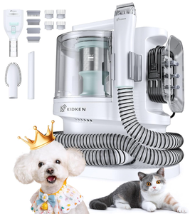 lot 30 image: Kidken Dog Grooming Kit & Dog Hair Vacuum 99% Pet Hair Suction