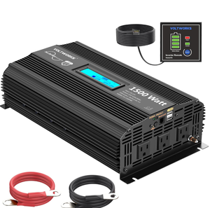 lot 31 image: VOLTWORKS 1500W Pure Sine Wave Power Inverter 1500 watt DC 12v to AC 110v-120v
