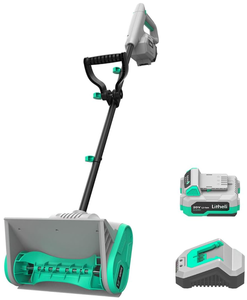 lot 73 image: Litheli Cordless Snow Shovel, 20V 12 Battery Powered Snow Thrower