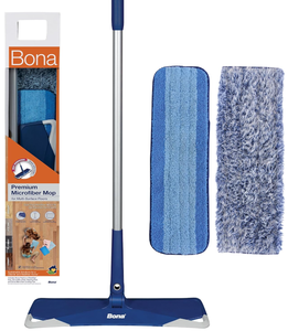 lot 183 image: Bona Premium Microfiber Floor Mop for Dry and Wet Floor Cleaning