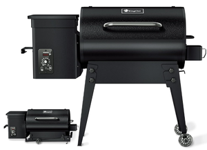 lot 43 image: KingChii Portable Electric Wood Pellet Grill & Smoker with Foldable Legs