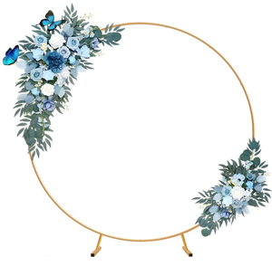 lot 256 image: Round Backdrop Stand, Wedding Circle Balloon Arch