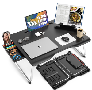 lot 258 image: Cooper Mega Table XXL Extra Large Folding Laptop Desk for Bed