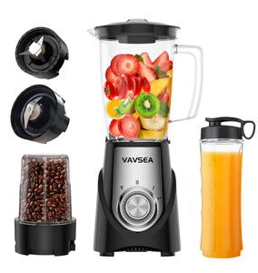lot 351 image: VAVSEA 1000W Smoothie Blender for Shakes and Smoothies, 3 IN1 Kitchen Personal Blenders and Grinder Combo for Protein Drinks