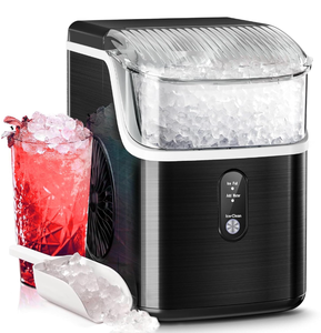 lot 352 image: Nugget Ice Makers Countertop, 35lbsDay Pebble Ice Maker Machine with Chewable Ice