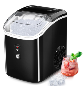 lot 575 image: Nugget Ice Maker Countertop, Portable Crushed Sonic Ice Machine