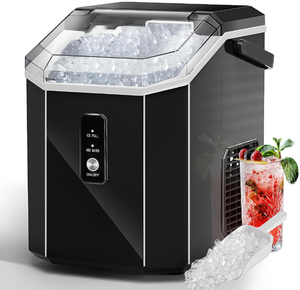lot 576 image: Nugget Ice Maker Countertop, Pebble Ice Maker Machine, 33lbs Per Day, Self-Cleaning with Basket