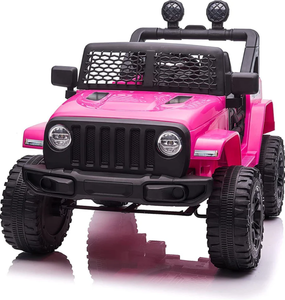 lot 588 image: 12V Electric Ride On Truck for Kids with Remote Control and LED Lights