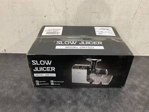 lot 27 image: Whall Masticating Slow Juicer, Professional Stainless Juicer Machines for Vegetable and Fruit