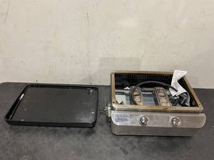 lot 40 image: NEXGRILL 2 Burner Griddle Silver