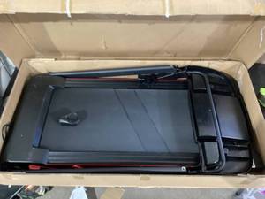 lot 594 image: Treadmill with Folding Electric Treadmill Bluetooth Voice Control Exercise Treadmill