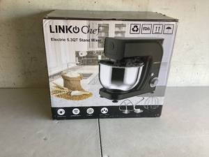 lot 539 image: LINKChef Stand Mixer, 5.3QT 800W 6P Speeds with Whisk, Dough Hook and Beater NEW (Black)