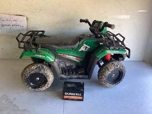 lot 546 image: Electric Quad ATV Car for Kids 3-6 Years - 12V Battery Powered 4-Wheeler Truck