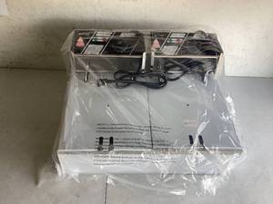 lot 550 image: Zokop EH82 5000W MAX 110V 12.7QT12L Stainless Steel Double Cylinder Electric Fryer Electric Deep Fryer