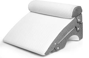 lot 168 image: Rayli 12-inch Adjustable Wedge Pillow for Back Pain Relief