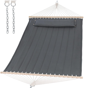 lot 171 image: SUNCREAT Portable Tree Hammock with Hardwood Spreader Bar