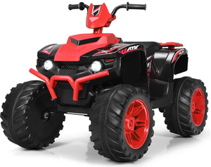 lot 385 image: Costzon Kids ATV, 12V Battery Powered Electric Vehicle wLED Lights