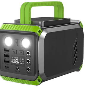 lot 489 image: Portable Power Station 155Wh Camping Solar Power Bank with AC Outlet
