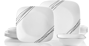 lot 532 image: Corelle Vitrelle 18-Piece Service for 6 Dinnerware Set