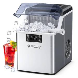 lot 566 image: Ecozy 45lbs Countertop Ice Makers