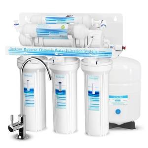 lot 6 image: Geekpure 5-Stage Reverse Osmosis RO Drinking Water Filter System-75 GPD