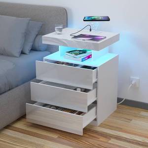 lot 53 image: Bedside Table with USB Ports