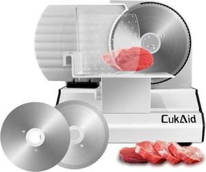 lot 440 image: FOHERE 200W Meat Slicer for Home Use, Electric Food Slicer