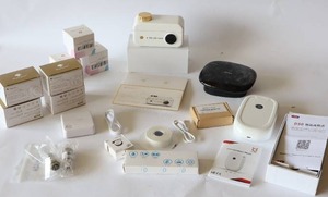 lot 56 image: Phomemo Smart Mini Label Maker and Tape Etc.