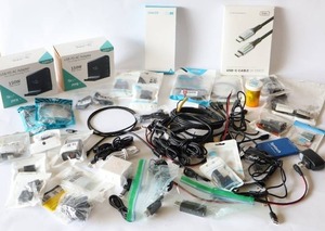 lot 58 image: TechniciansNEW USB PD AC Adapter 150W Turbo Charger, INIU, UGreen, Anker Chargers, Connectors Etc.