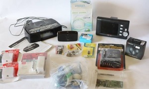 lot 117 image: Cobra GPSM2750 Portable Navigation GPS Navigator, Radio Schack Weather Alert Radio, GlobalSat GPS Receiver Module Etc