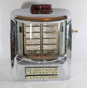 lot 100A image: 50s 60s Seeburg Wall-O-Matic 200 JukeBox wKey...