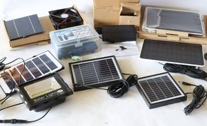 lot 158 image: Solar Powered Panels Gadgets Etc...