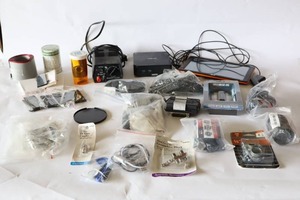 lot 187 image: XGODY GPS, ASUS Chrome Box, Mean Well MW122A Regulated DC Power Supply,  Battery Packs Etc