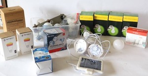 lot 201 image: Light Bulbs, Solar Lights, Smart Lights, LED Intelligent Emergency Etc...