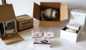 lot 213 image: IC REALTIME 2MP1080P HD-SDI DOME SURVILIANCE CAMERA, KKMoon IP Camera, High Resolution Waterproof HD USB Endoscope MINI Video Camera 2MP 8mm 2M Cable Etc