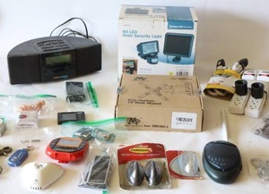 lot 246 image: 60 LED Solar Security Light, TV Wall Mounting Dream TV, Hardware Etc