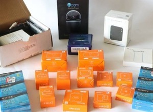 lot 249 image: BLINK SYNC Model 2, Sonoff RM-433 Base, Smart Light Switch Plug, Micro UCam, Sony DVC NIB Etc