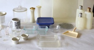 lot 324 image: Antique LA PALINA CIGARS Glass Counter Top Store Advertising Display Humidor Jar Etc