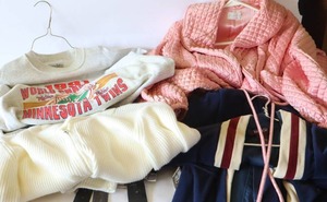 lot 347 image: Vintage Clothing, Satin Quilted Robe, Velour Robe, MN Twins World Champions 1991 Sweatshirt, Sweater, Mens Belts
