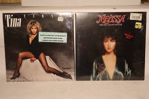 lot 15 image: Like NEW Vinyl Record Albums Tina Turner Private Dancer and Melissa Manchester Bad Weather