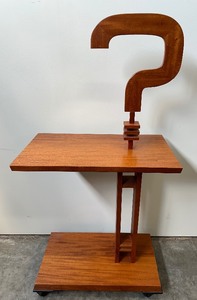 lot 73 image: Unique Table on Wheels