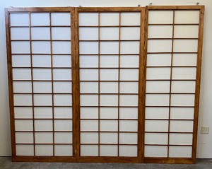 lot 110 image: Set of Three Decorative Screens