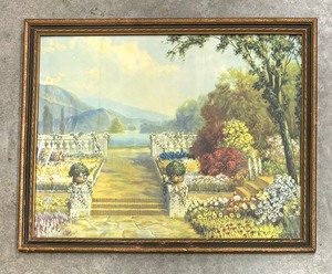 lot 57A image: Garden Print by R. Atkinson Fox