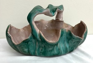 lot 107A image: Vintage Stangl Pottery Terra Rosa Basket Bowl