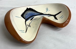 lot 100A image: Vintage Stangl Pottery Swordfish Sailfish Ashtray